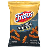 Fritos Flavor Twists Honey BBQ Flavored Corn Snacks 3 1/2 oz