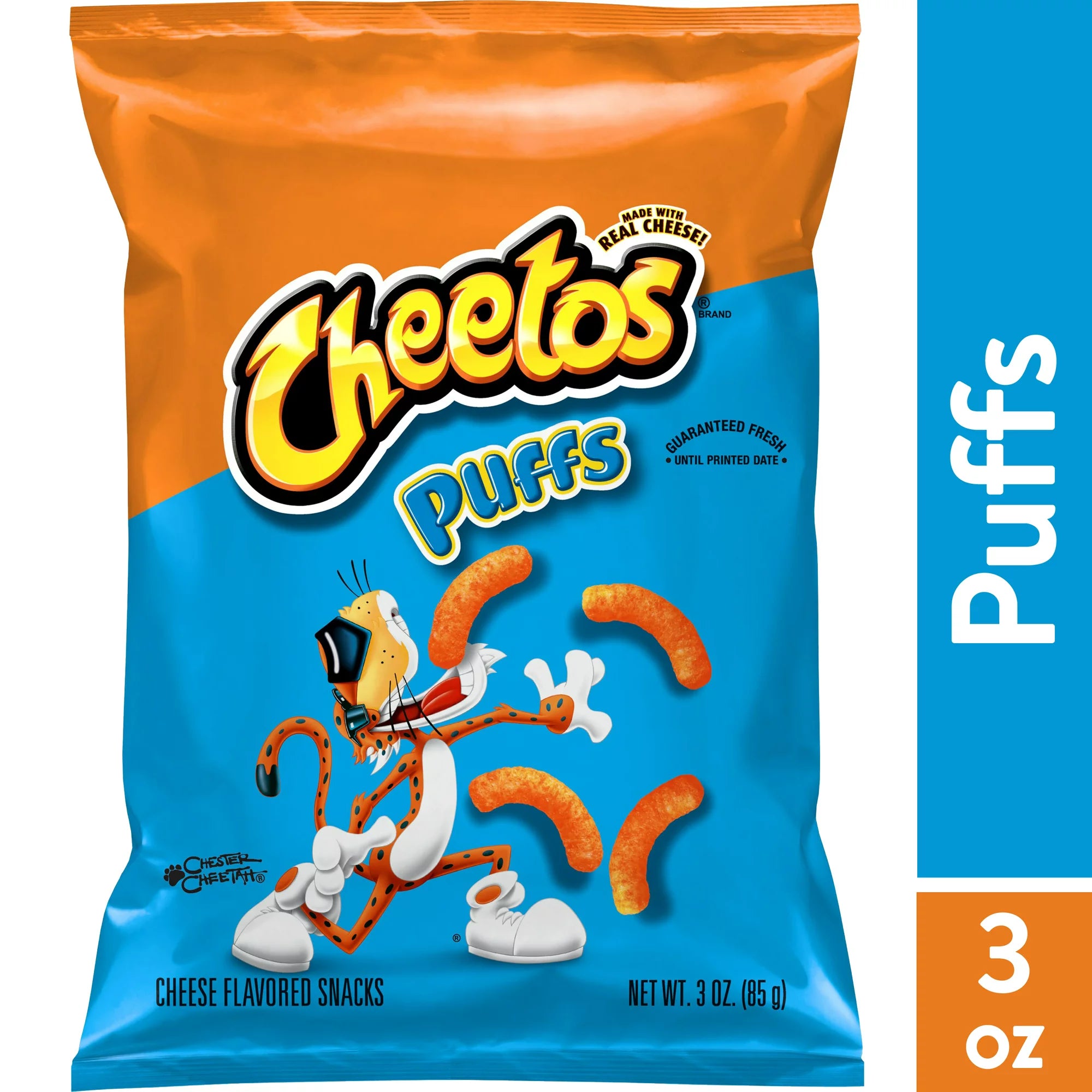 Cheetos Puffs Cheese Flavored Snack Chips 3 oz Bag