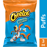 Cheetos Puffs Cheese Flavored Snack Chips 3 oz Bag