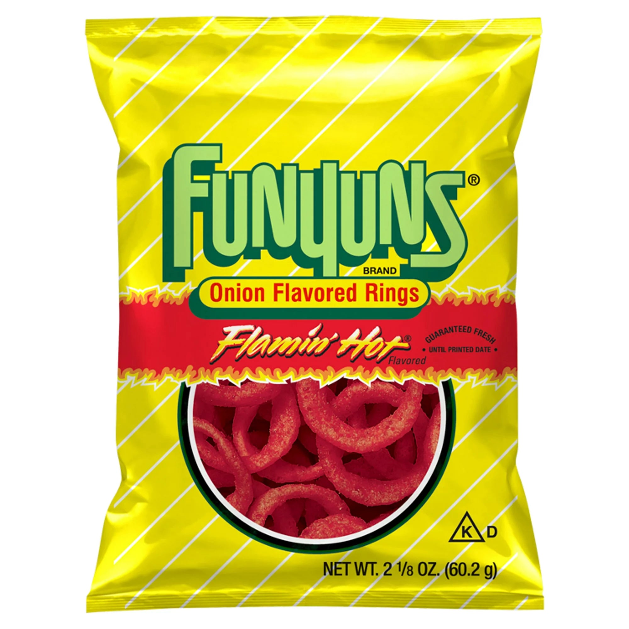 Funyuns Anillos con sabor a cebolla Flamin' Hot 2.125 oz