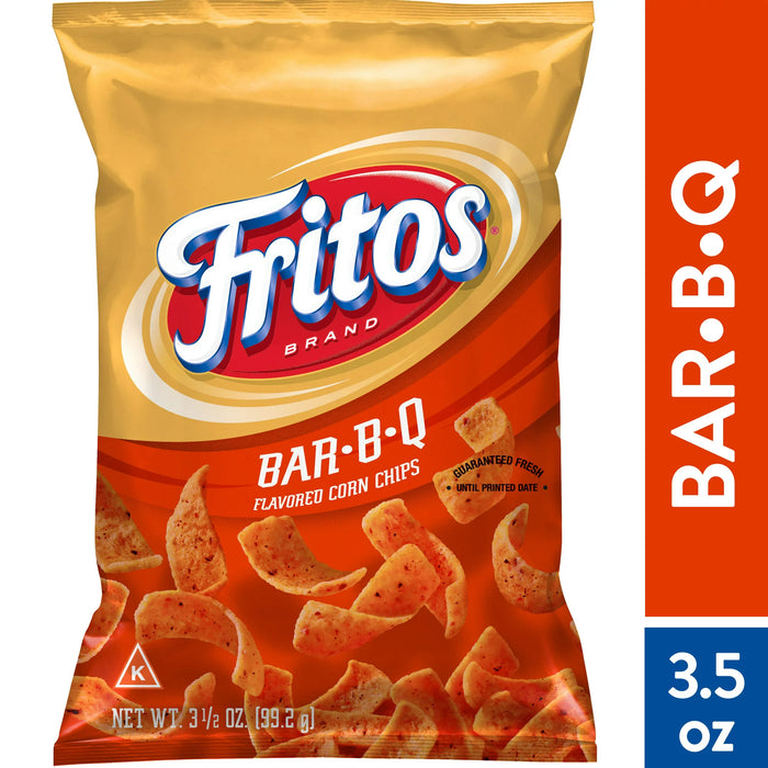 Fritos Chips de Maíz con Sabor BarBQ 3.5 oz