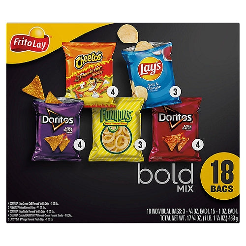 Frito Lay Snacks Bold Mix 17.25 onzas