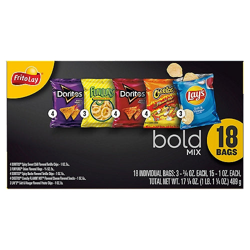 Frito Lay Snacks Bold Mix 17.25 Ounce