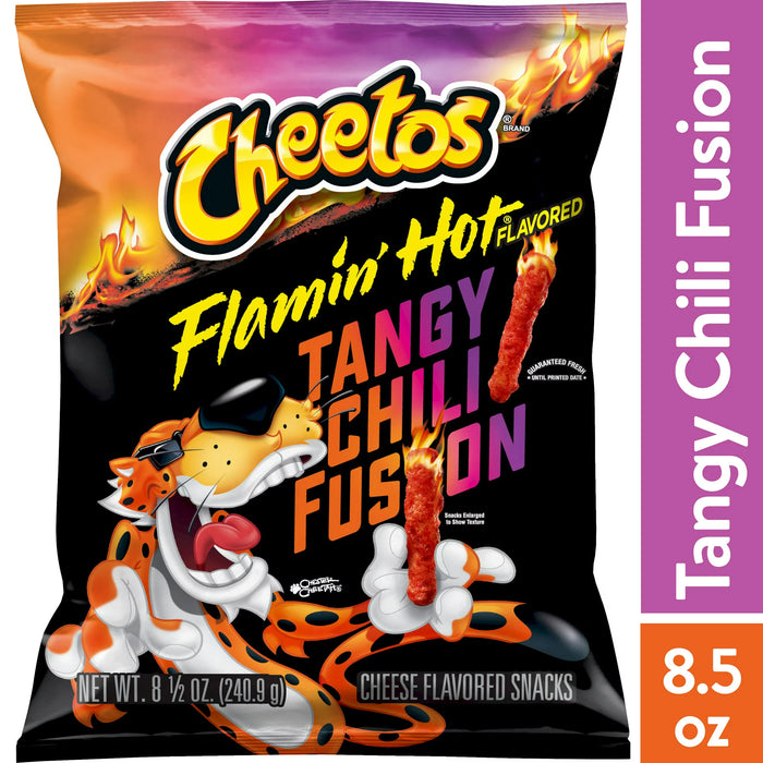 Cheetos Flamin' Hot Tangy Chili Fusion Snack con sabor 8.5 oz
