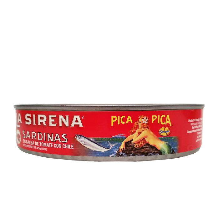 La Sirena Sardinas Pica Pica en Salsa de Tomate Picante 15oz