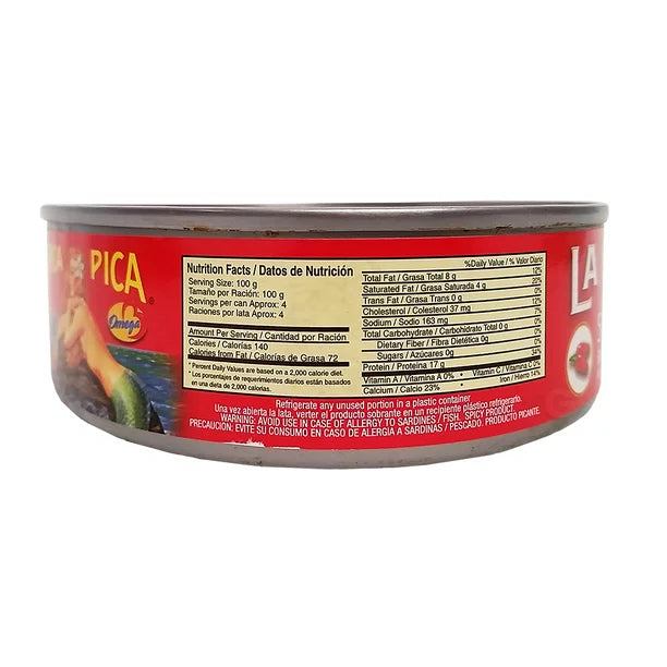 La Sirena Sardinas Pica Pica en Salsa de Tomate Picante 15oz