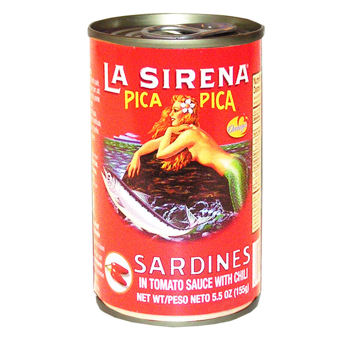 La Sirena Sardines Pica Pica in Spicy Tomato Sauce 5.5oz