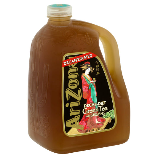 AriZona Decaf-Diet Green Tea with Ginseng 128 fl oz