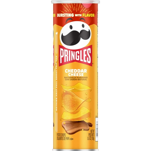 Pringles Potato Crisps Chips Cheddar Cheese 5.5 Oz