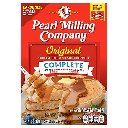 Pearl Milling Company Complete Original Pancake &amp; Waffle Mix tamaño grande 32 oz