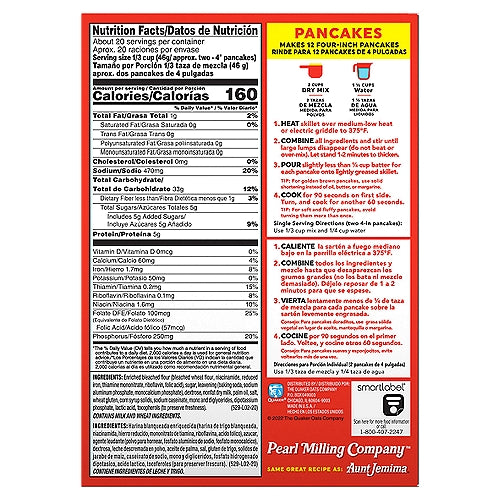 Pearl Milling Company Complete Original Pancake & Waffle Mix Large Size 32 oz