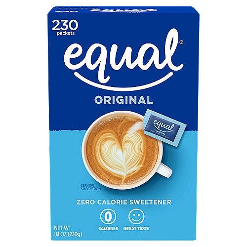 Equal Original Zero Calorie Sweetener 230 count 8.1 oz