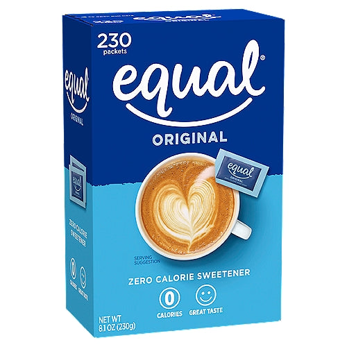 Equal Original Zero Calorie Sweetener 230 unidades 8.1 oz
