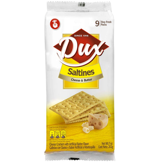 Dux Cheese & Butter Crackers | Perfect Blend of Cheese & Butter | Enjoy Anytime | 7.62 Oz