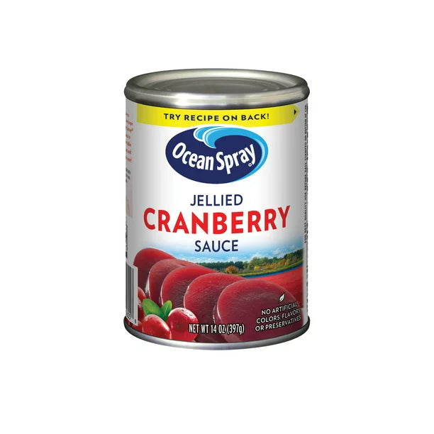 Ocean Spray Jellied Cranberry Sauce 14 oz Can
