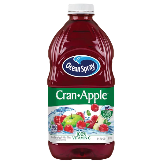 Bebida de jugo de manzana y arándano Ocean Spray 64 fl. Onz.