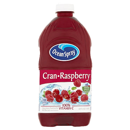 Ocean Spray Cran-Bebida de jugo de frambuesa 64 fl oz