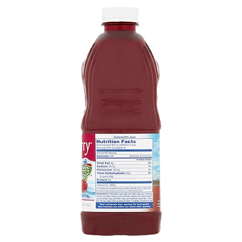 Ocean Spray Cran-Bebida de jugo de frambuesa 64 fl oz