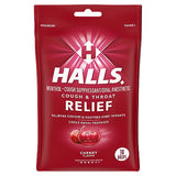 Gotas de mentol con sabor a cereza Halls Relief, 30 unidades