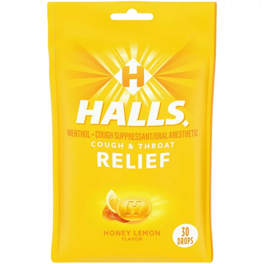 HALLS Gotas para la tos con miel y limón 30 gotas