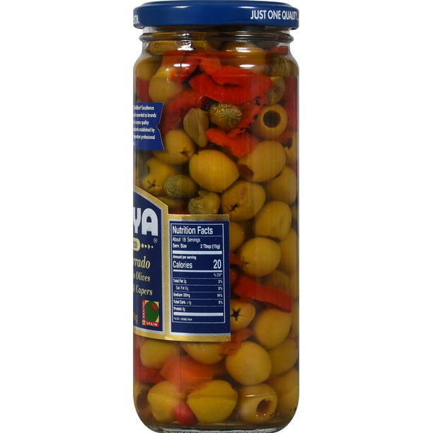 Goya Manzanilla Olives - Pimientos & Capers - Pitted 9.5 oz