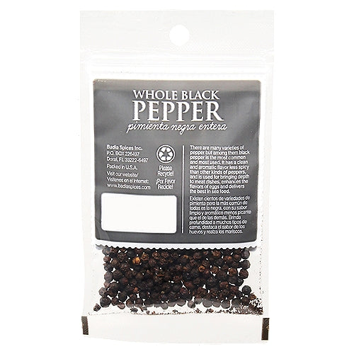 Badia Black Pepper Whole 0.5 oz