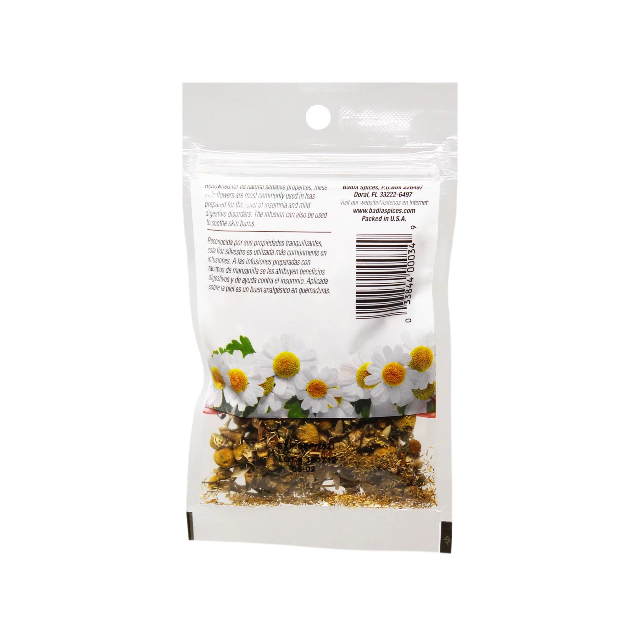 Botella de Flores de Manzanilla Badia