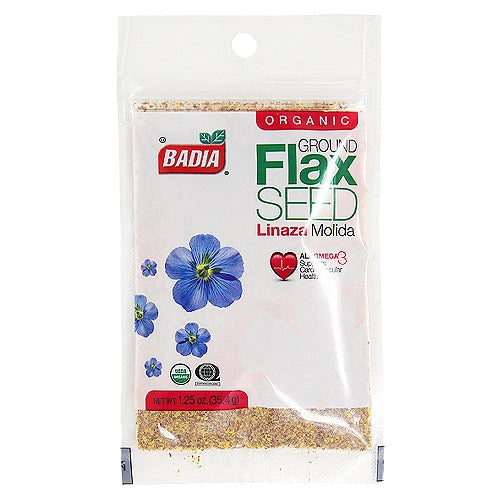 Semillas de lino molidas orgánicas Badia 1.25 oz