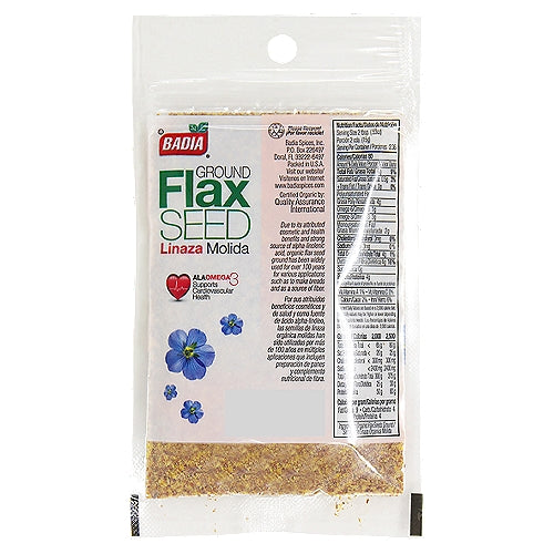 Badia Organic Ground Flax Seed 1.25 oz