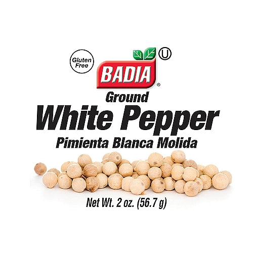 Badia Ground White Pepper 2 oz