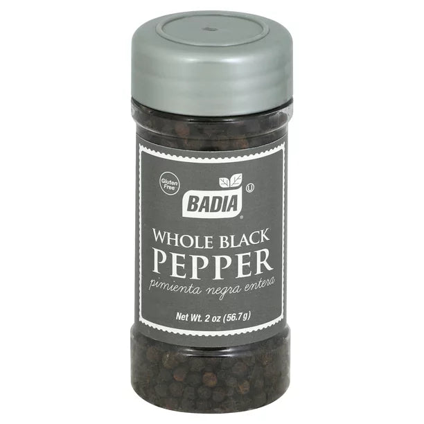 Badia Black Pepper Whole 2 oz
