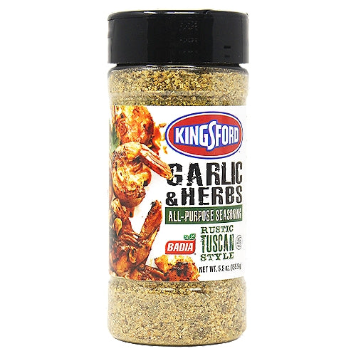 Badia Kingsford Garlic & Herbs All-Purpose Seasoning 5.5 oz