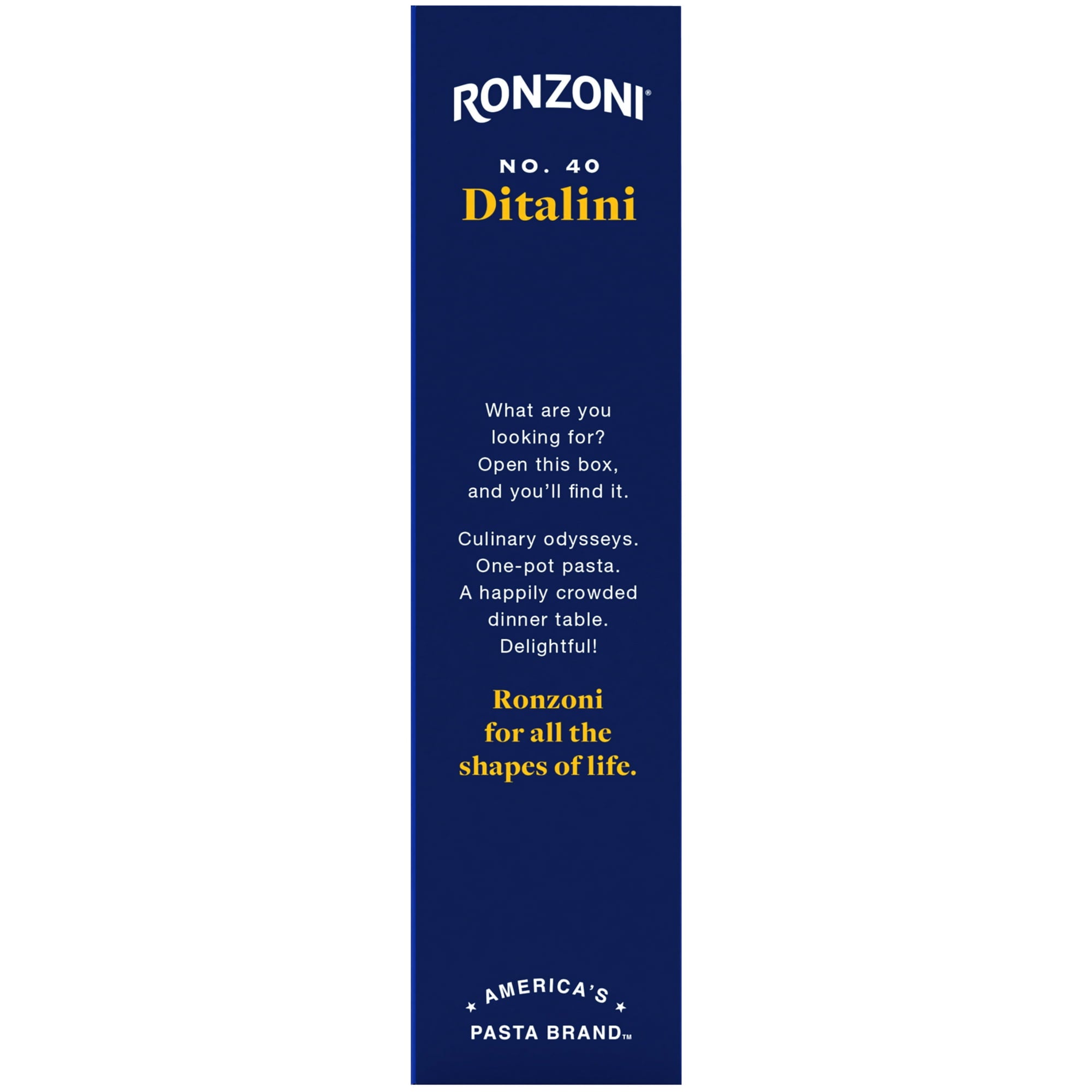 Ronzoni Elbows 16 oz Pasta for Mac and Cheese or Thick Sauces Non-GMO Vegetarian