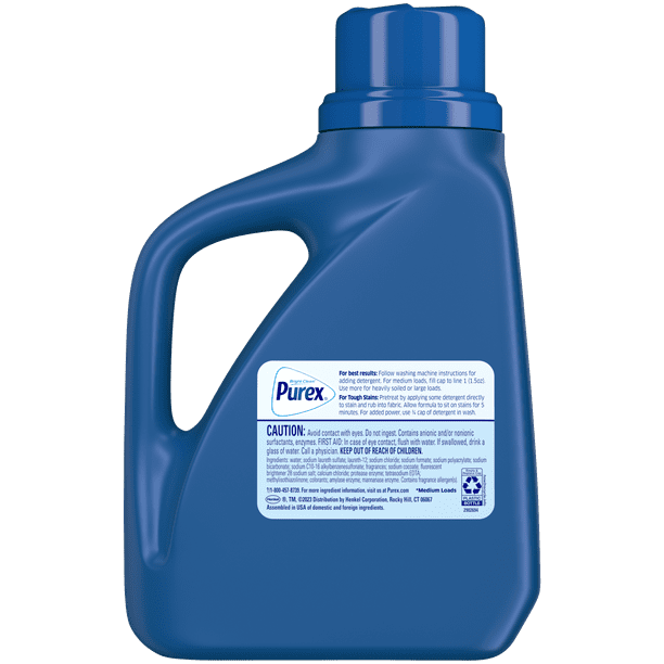Purex 4 en 1 + Oxi Detergente Concentrado 29 cargas 43.5 fl oz