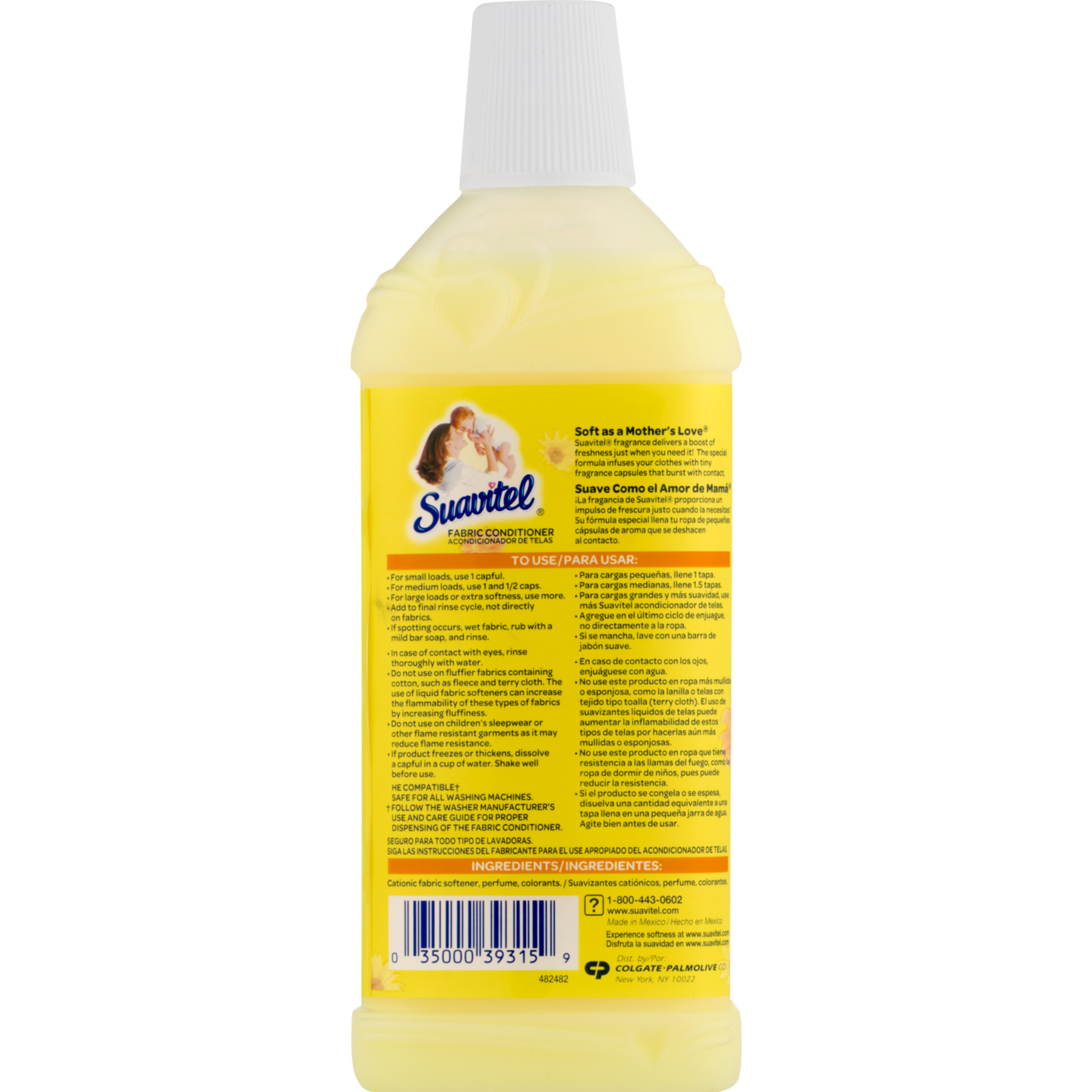 Suavitel Fabric Softener Morning Sun - 15.2 fl oz