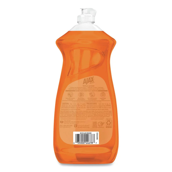Ajax Ultra Triple Action Liquid Dish Soap Orange - 28 Fluid Ounce