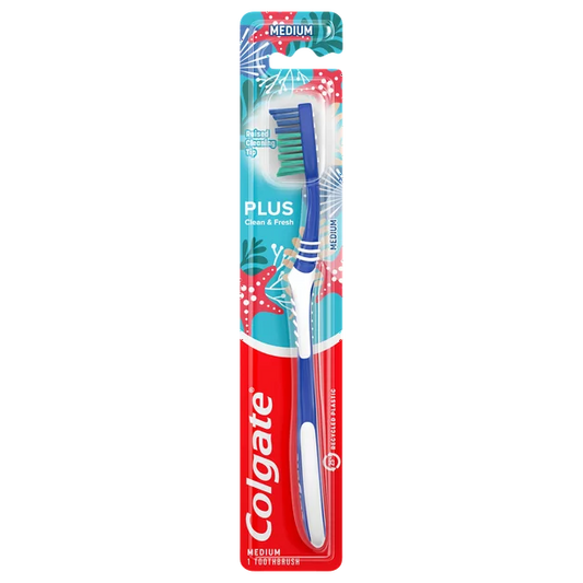 Colgate Cleaning Tip Plus Toothbrush Medium 1.0 CT