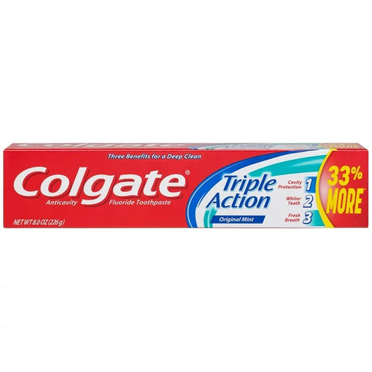 Colgate Triple Action Toothpaste Original 8 Oz