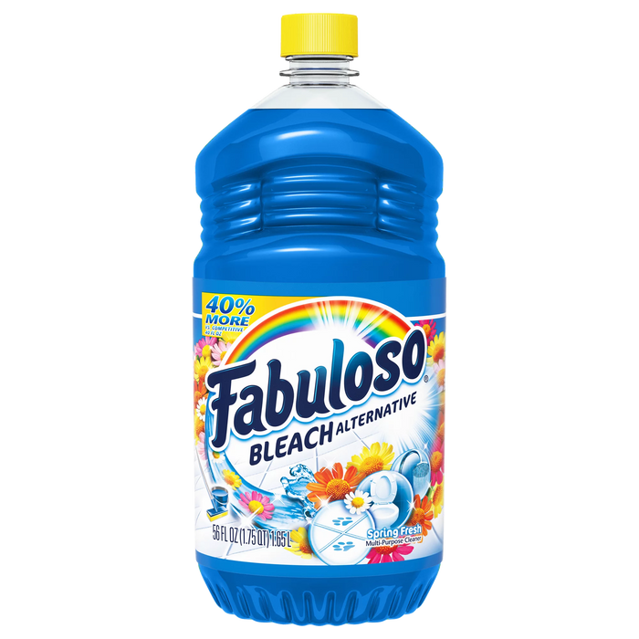 Fabuloso Liquid All Purpose Cleaner with Bleach Alternative Spring Fresh - 56 Fluid Ounce