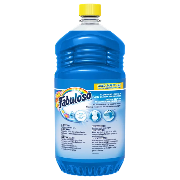 Fabuloso Limpiador líquido multiusos con lejía alternativa Spring Fresh - 56 onzas líquidas