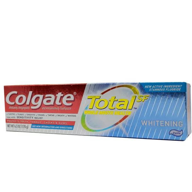 Colgate Total Whitening Toothpaste Twin Pack - 6 Ounce (Pack of 2)