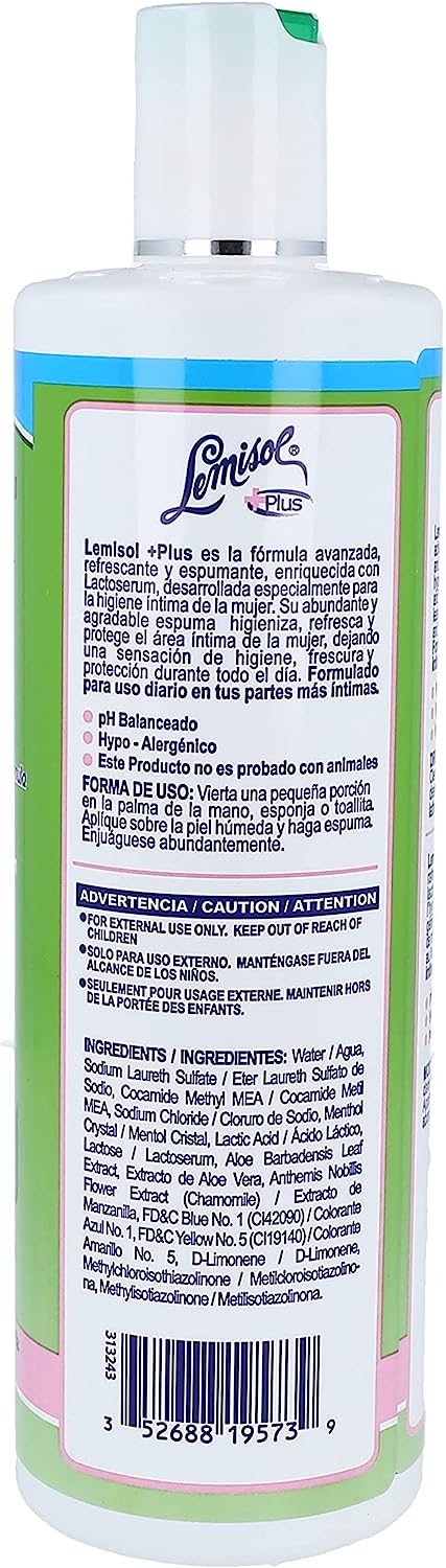 LEMISOL PLUS FEMININE WASH 8OZ