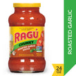 Salsa de pasta con ajo asado grueso Ragu con tomates en cubitos Cebollas Ajo asado y hierbas y especias italianas 24 OZ