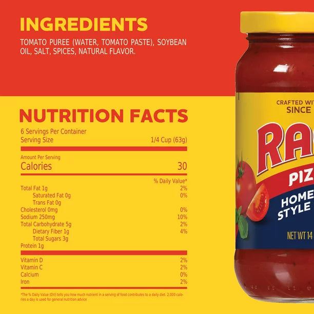 Ragu Homemade Style Pizza Sauce 14 OZ