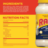 Salsa cremosa Ragu Classic Alfredo Sauce hecha con queso real con sabor de inspiración italiana 16 oz
