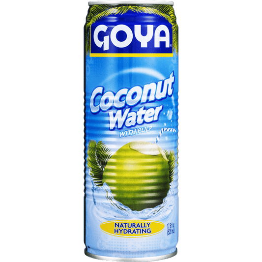 GOYA Agua de coco con pulpa 17.6 Fl Oz 1 unidad