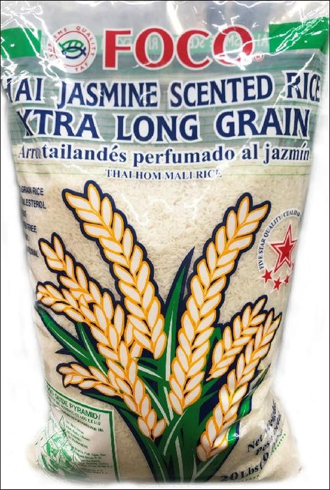 Foco Thai Jasmine Rice 20 pound