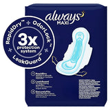 Always Maxi Overnight Pads with Wings Tamaño 5 Extra Heavy Overnight Sin perfume 20 unidades