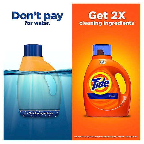Tide Original Detergent 48 loads 69 fl oz liq