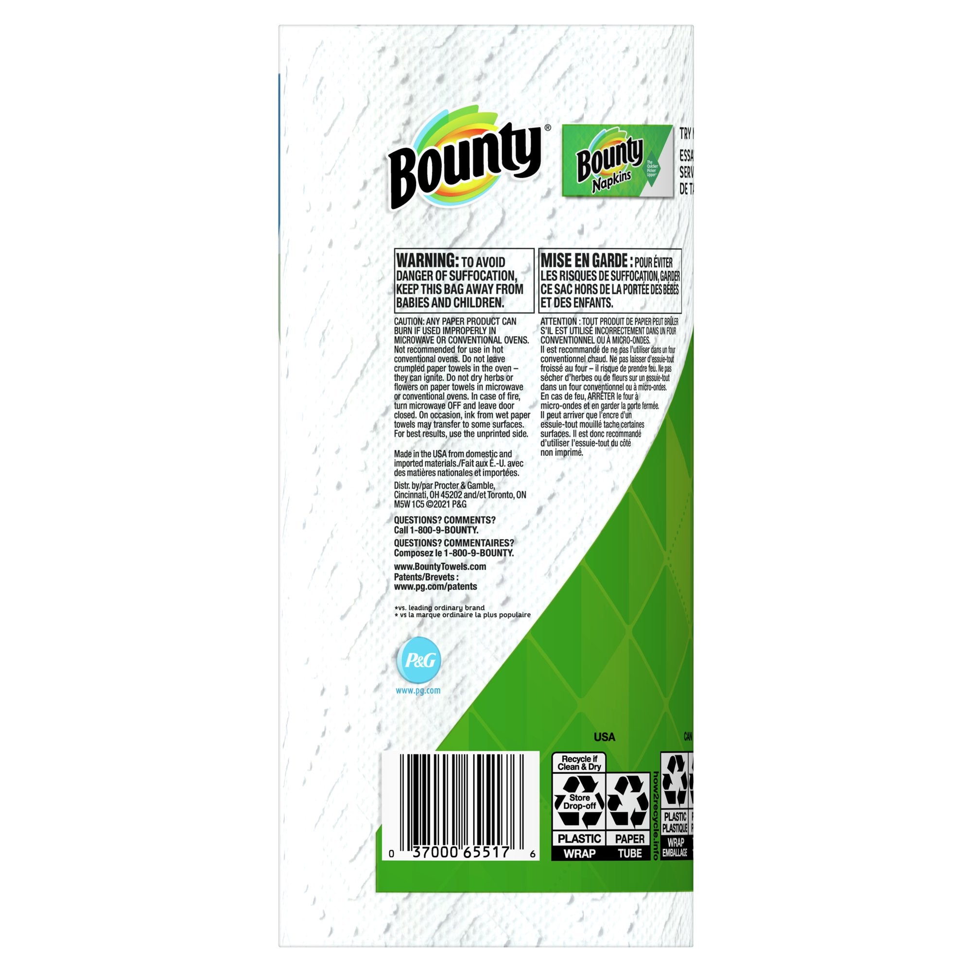 Bounty® Select-a-Size® Single Plus 2-Ply Paper Towels 74 Sheets per Roll